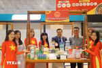 A Vietnamese booth at the Food & Drinks Malaysia trade fair. (Photo: VNA) 