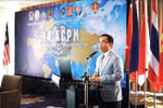 Nguyen Huu Ngoc, Director for Plans and Programmes at the ASEANAPOL Secretariat, chairs the meeting. (Photo: VNA)