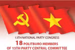 18 Politburo members of 13th Party Central Committee