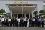 Japanese military delegation work with Lao Cai Border Guards 