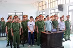 Sentences upheld for 13 rioters in Binh Thuan