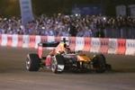 Formula One legend hits Hanoi streets