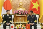 Japanese naval commander visits Vietnam