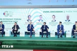 Experts talk about energy transition cooperation at the Green Economy Forum and Exhibition 2024. (Photo: VNA)