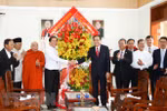 Christmas greetings delivered to Catholic communities