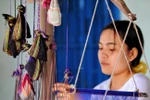 Ninh Thuan artisans restore old patterns on Cham brocade