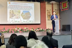Vice Chairman of the Thai Binh People's Committee Pham Van Nghiem speaks at the event. (Photo: VNA)