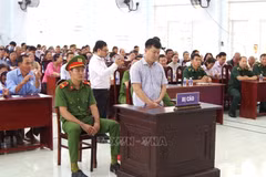 The mock trial in Tan Dong commune, Dong Thap province, on November 5 (Photo: VNA)