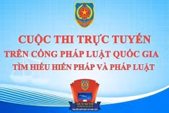 Nearly 2.6 million people took part in the online Constitution and law contest. (Photo published by VNA)