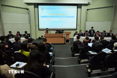 The congress brings together nearly 100 delegates representing more than 30,000 Vietnamese students studying and conducting research at universities across Australia. (Photo: VNA)