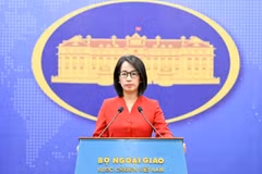 Spokeswoman of the Ministry of Foreign Affairs Pham Thu Hang (Photo: VNA)