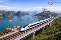 The construction of Hanoi – Quang Ninh high-speed railway is scheduled to begin on April 12. (Photo: Quang Ninh Media Group)