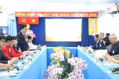 The working session between the Ho Chi Minh City Red Cross Society and the Incheon Red Cross Society on October 14, 2026 (Photo: VNA)
