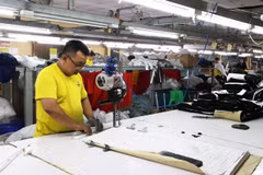Sample designs for export production underway at DONY Garment Co in HCM City. (Photo: VNA) 