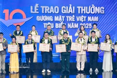 Outstanding young Vietnamese faces and promising young Vietnamese faces in 2025 (Photo: VNA) 