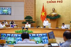 Prime Minister Le Minh Hung concludes the Government’s regular September meeting and the Government’s online conference with localities. (Photo: VNA) 