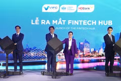 The launch of the Fintech Hub in Ho Chi Minh City on April 14 (Photo: VNA)