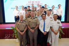 Delegates at the closing ceremony of the Pacific Partnership – Pacific Friendship 2026 programme. (Photo: VNA) 