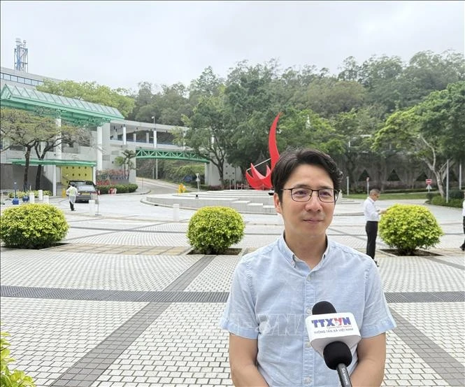 Associate Professor Nguyen Tuan Anh, who is currently working at the Department of Life Sciences at Hong Kong University of Science and Technology (HKUST). (Photo: VNA)