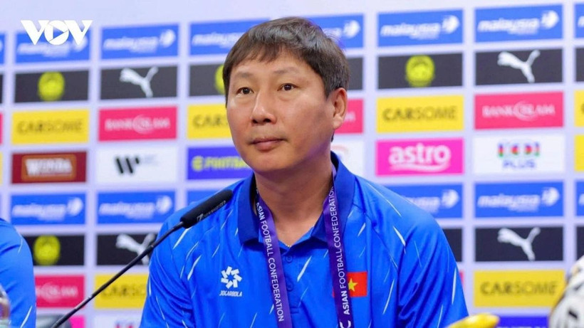 Head coach Kim Sang-sik of Vietnam's national team (Photo: VOV)