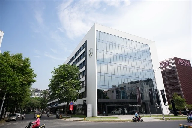 An office building in HCM City’s Tan Phu district. HCM City's office market is experiencing record absorption in 2024. (Photo: VNA)