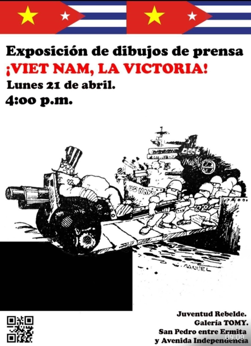 Vietnam’s resistance war against the US for national salvation is brought to life through emotive artworks at the exhibition “Vietnam, Victory! in Cuba. (Photo: VNA)