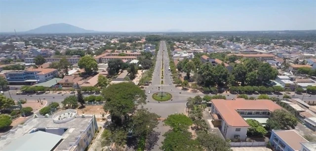 An aerial view of Long Khanh city of the southern Dong Nai province, where the national Nuclear Science and Technology Research Centre will be built. (Photo: VNA)