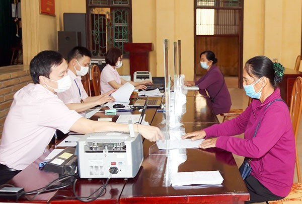A branch of the Vietnam Bank for Social Policies in Phu Linh commune, Hanoi. (Photo: vbsp.org.vn)