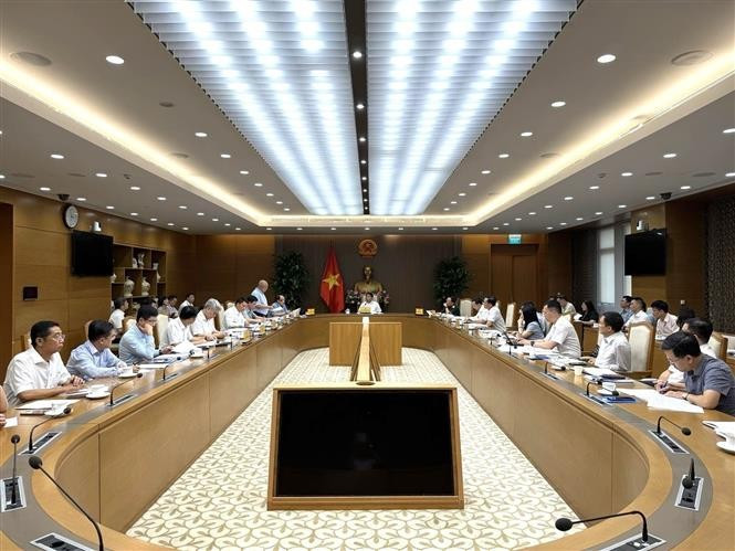 The meeting in Hanoi on May 21 (Photo: VNA)