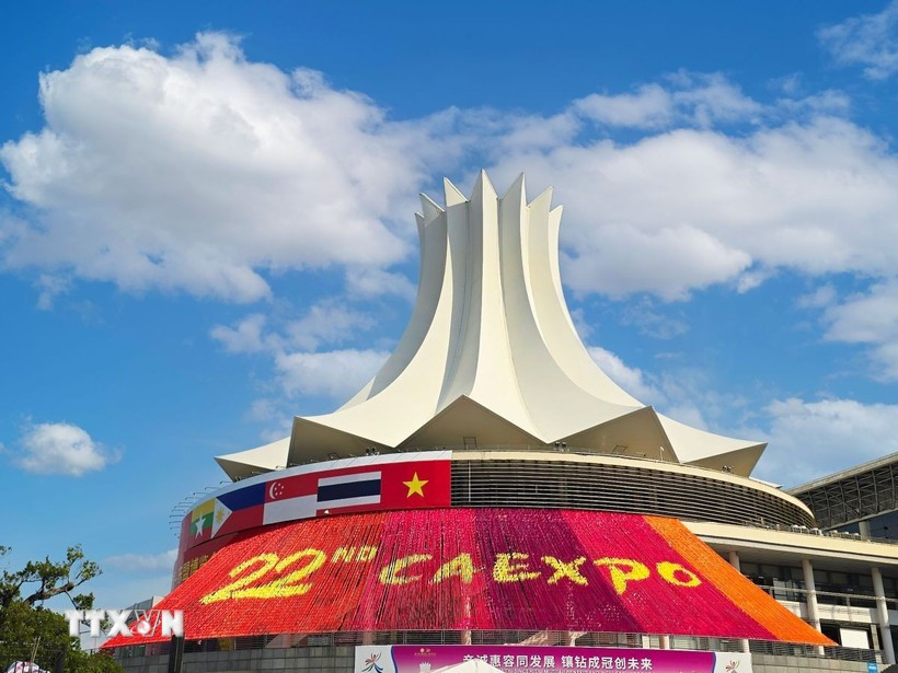 The 22nd China - ASEAN Expo is taking place in Nanning city of China. (Photo: VNA)