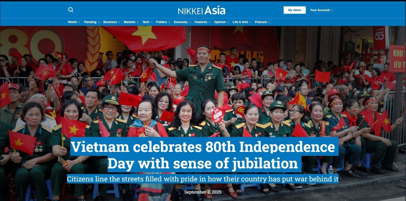 The mega story on the Nikkei Asia (Photo: VNA)