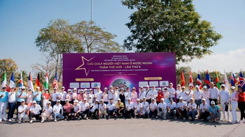 Overseas Vietnamese around the world participate in the 6th Overseas Vietnamese World Golf Championship (Photo: vnewstoday.com)