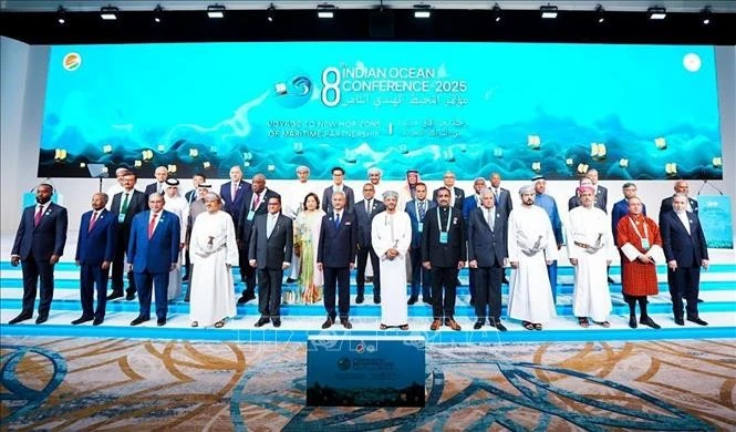 Representatives from countries and international organisations attend the 8th Indian Ocean Conference (OIC) in Oman. (Photo: VNA)