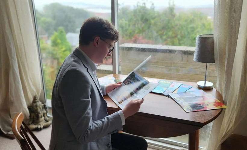 Kyril Whittaker, researcher of Vietnam and member of the Communist Party of Britain (Photo: VNA)