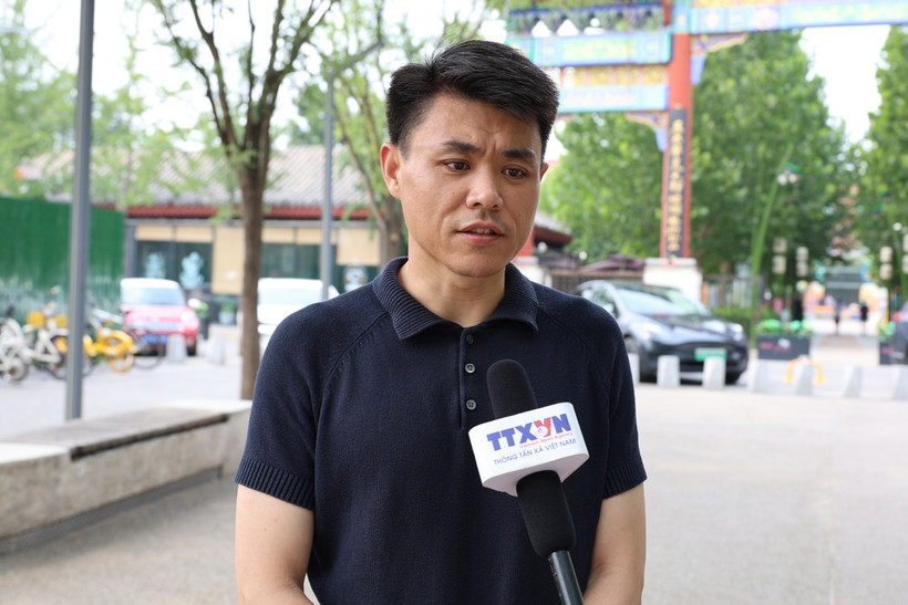 Wei Wei, head of the Vietnamese Language Department at the China Central Television. (Photo: VNA)