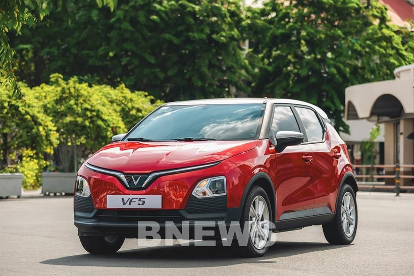 VF 5 led August sales with 2,745 units. (Photo: VNA)