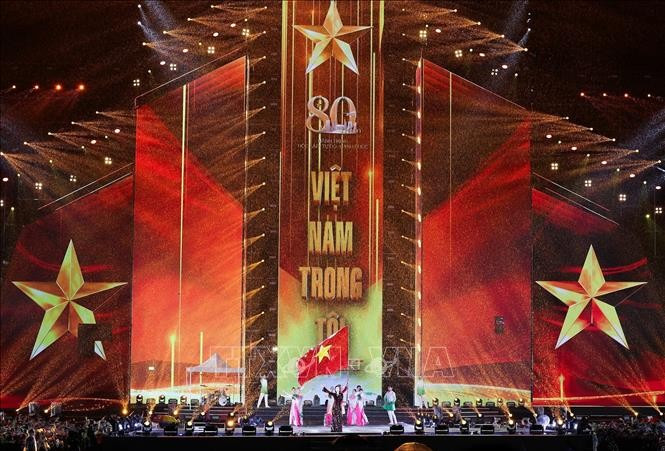 At a concert marking Vietnam's 80th National Day (Photo: VNA)
