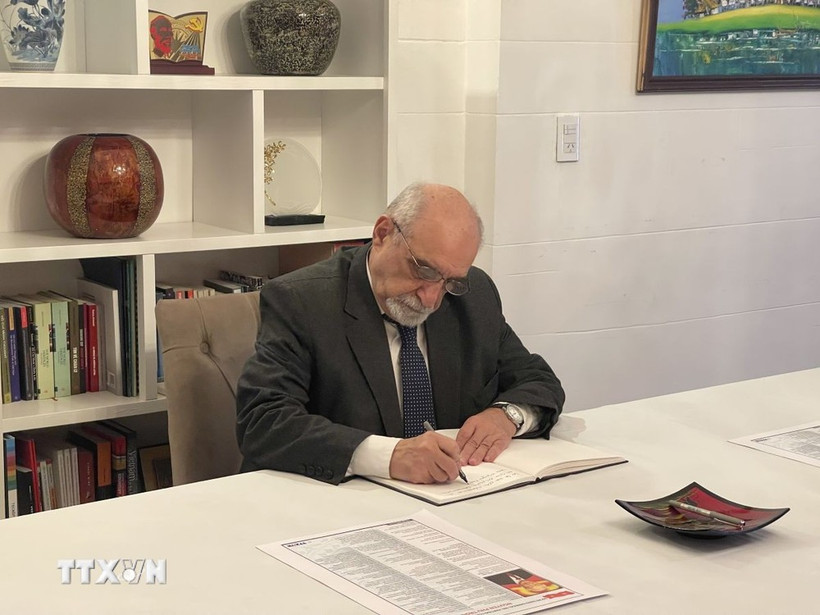 Jorge Kreyness, General Secretary of the Communist Party of Argentina. (Photo: VNA)