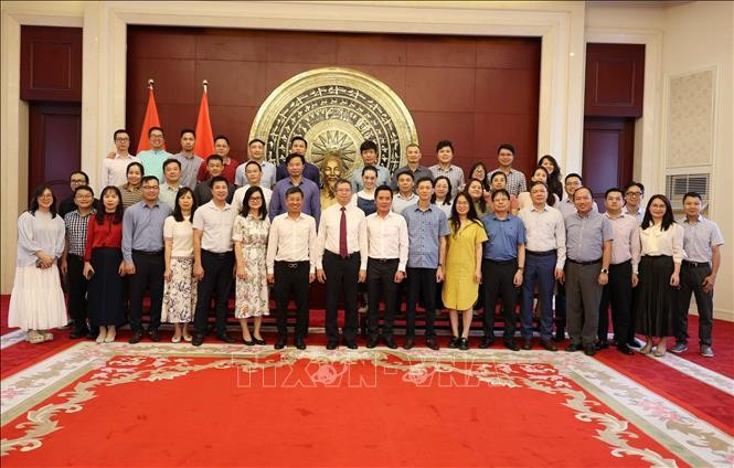 Participants at the ceremony (Photo: VNA)