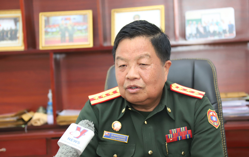 Col. Saveng Dennamonh, Political Commissar of the ethnic boarding school of the Lao People’s Army (Photo: VNA)