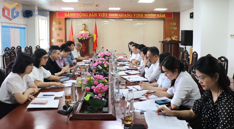 At the working session (Photo: baoquangninh.vn)