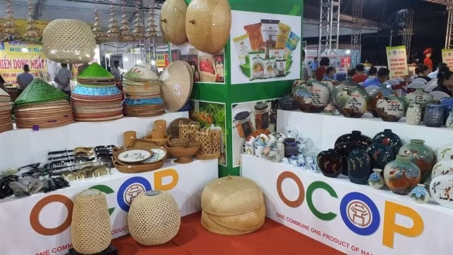 OCOP products from Hanoi, V ietnam now has 16,855 certified OCOP products rated three stars or higher. (Photo chinhphu.vn )