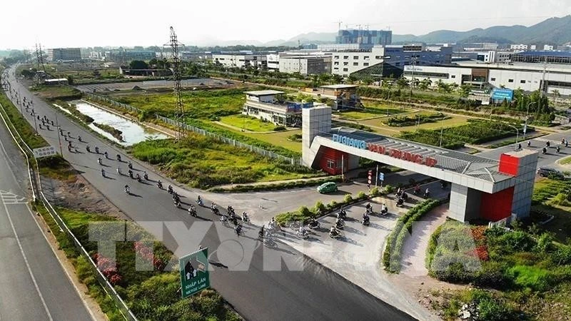 Van Trung industrial park in the northern province of Bac Giang. (Photo: VNA)