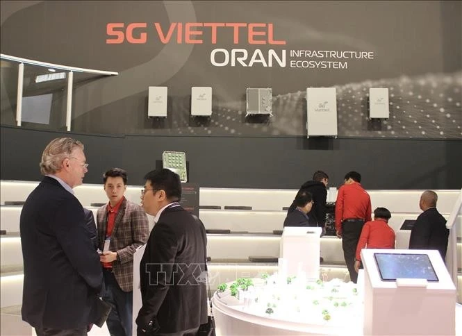 Viettel officially launches 5G chipset and Human AI. (Photo: VNA)