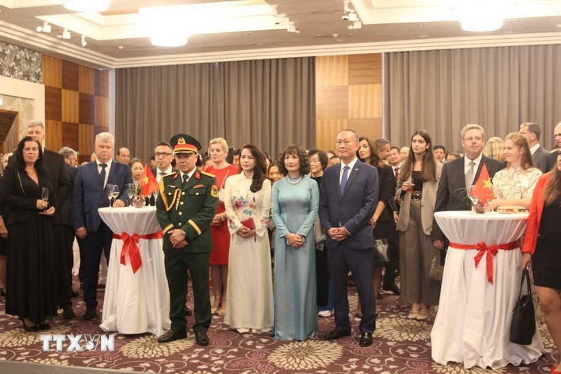 At the celebration of Vietnam’s 80th National Day (September 2, 1945 – 2025) and the 75th anniversary of bilateral diplomatic relations (1950 – 2025) in Bratislava, Slovakia, on September 6. (Photo: VNA)