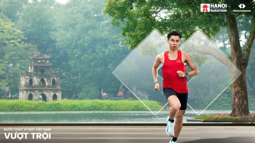 The Techcombank Hanoi International Marathon 2025 will kick off on October 5. (Illustrative photo: hanoimoi.vn)