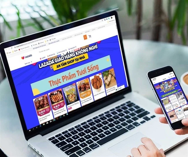 Vietnam’s e-commerce market is projected to grow at an average annual rate of over 20% between 2024 and 2030, reaching approximately 90 billion USD by 2030, according to VECOM. (Photo: tapchitaichinh.vn)