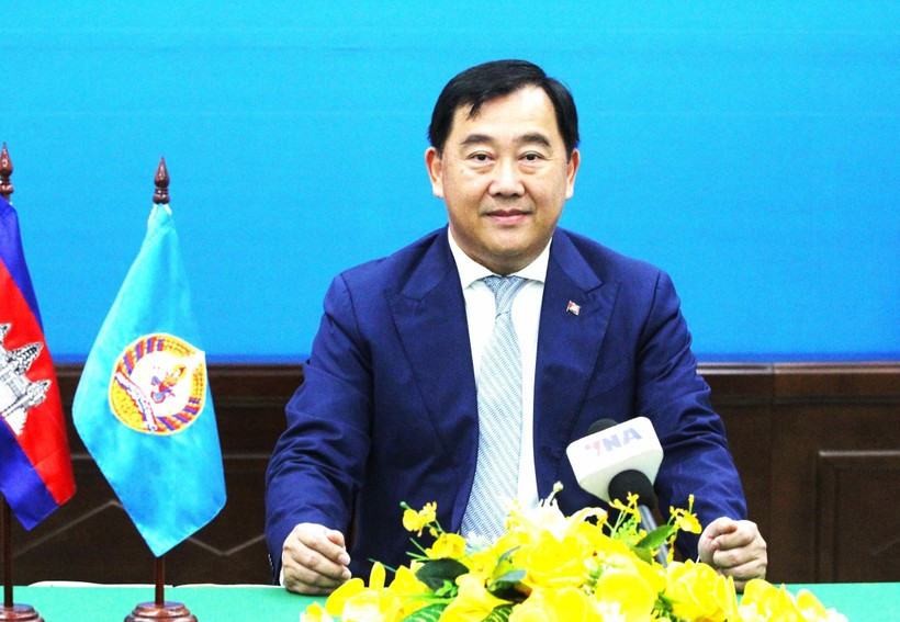 Sous Yara, spokesperson for the Cambodian People’s Party (CPP) and First Vice Chairman of the CPP’s External Relations Commission (Photo: VNA)