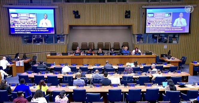The 18th session of the Conference of States Parties to the Convention on the Rights of Persons with Disabilities (COSP18) is held from June 10-12 at the UN headquarters in New York. (Photo: VNA)