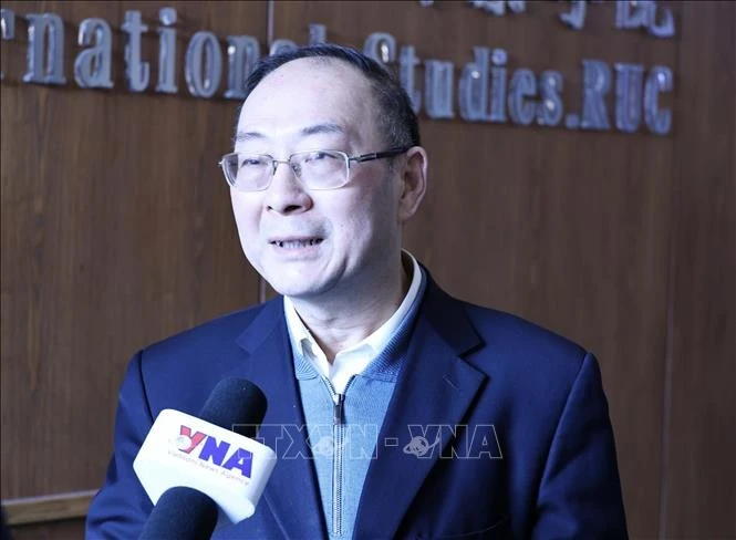 Prof. Jin Canrong, Associate Dean of the School of International Studies at the Renmin University of China (Photo: VNA)